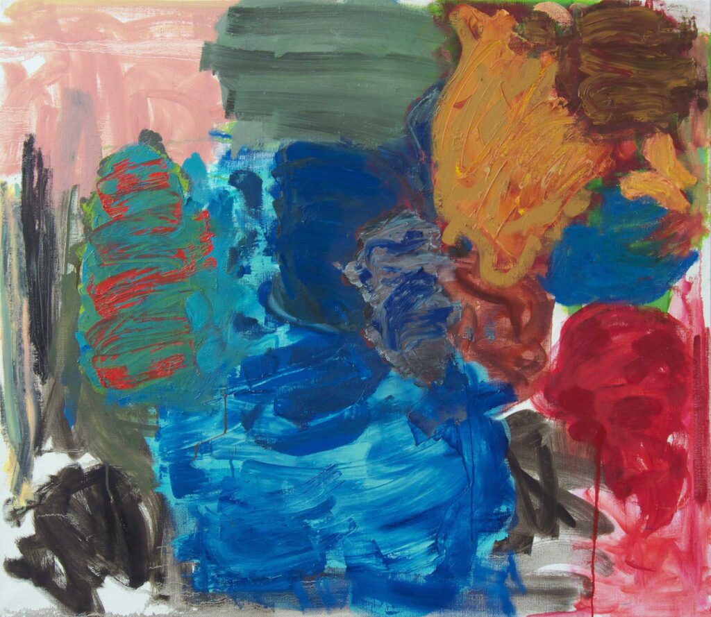 Kimi Pakarinen: Levoton mieli, 2022, öljy kankaalle, 100 x 115 cm