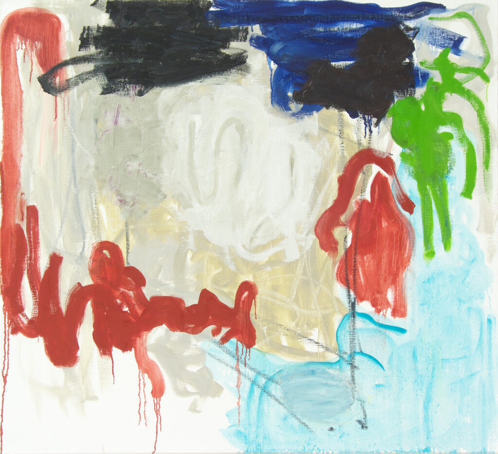 Kimi Pakarinen: Sydän kompensoitu, 2021, öljy kankaalle, 105 x 115 cm