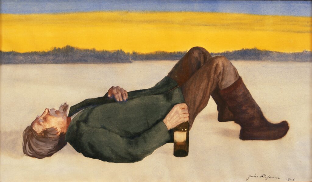 Juho Rissanen, Isän kuolema