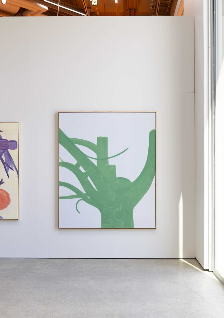 Arno Westerberg, Linmingantie, 2024, akryyli ja öljy kankaalle, 180 x 150 cm. Kuvan kevät. Kuva: Petri Summanen.