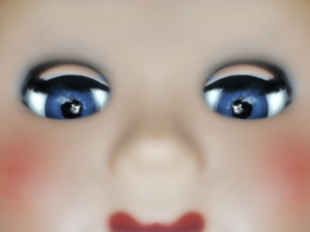 Ulla Jokisalo, Fort-da, 2024, pigmenttimustevedos, 99 x 129 cm.