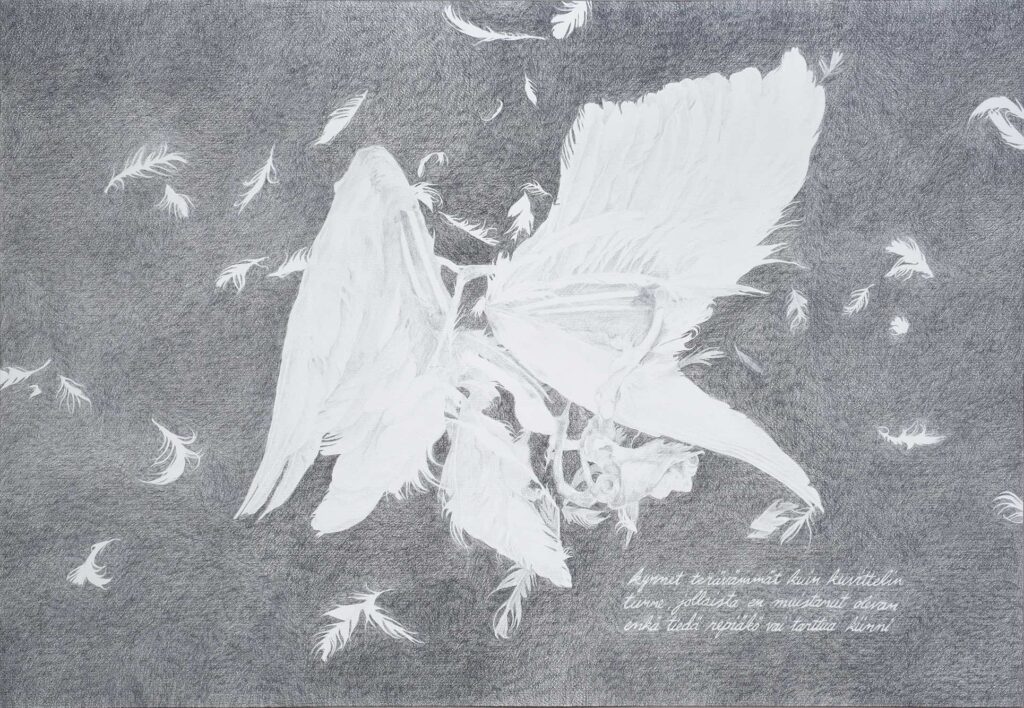 Elina Hämäläinen, Surusta ja rakkaudesta, kivusta ja silkasta hulluudesta, 2025.