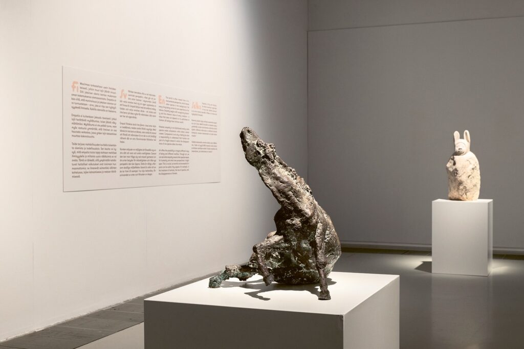 Irma Melaja, Hevonen, ajoitus tuntematon, Vesireitit, Lappeenrannan taidemuseo, 21.2.–10.5. Kuva: Anna Autio.
