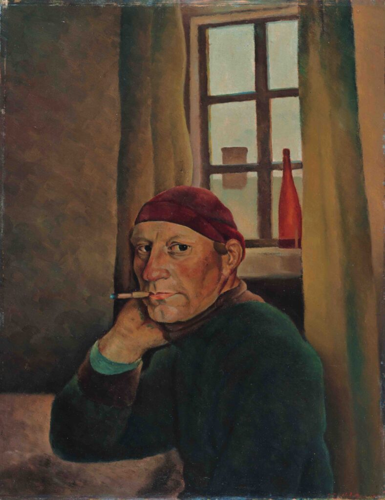 Vilho Lampi, Omakuva, 1933, Alfred Kordelinin säätiön kokoelmaKuva: Valtion taidemuseo / Janne Tuominen.